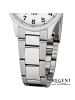 Regent Armbanduhr-Analog silber klein (ca. 29mm) Regent Metallarmband