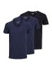 Jack & Jones T-Shirt Essentials in Dunkelblau / schwarz