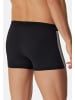 Schiesser Retro Short / Pant 95/5 Stretch - Cotton in Schwarz / dunkelblau