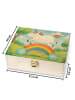 Mr. & Mrs. Panda Tee-Aufbewahrungsbox Einhorn Regenbogen Design ... in Weiß
