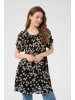 Kaffe Tunika KAamber Regular fit in Black/Chalk/Red Petit Fleur