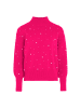 faina Damen Pullover Mit Perlen in PINK