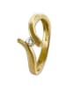 GoldDream 333 Gelbgold - 8 Karat Damen Ringe Wave Fingerring  56 (17,8)