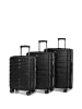Wittchen POLYCARBONATE LUGGAGE SET 3 PCS in Black