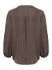 Kaffe Langarm-Bluse KAellen Regular fit in Deep Taupe CC