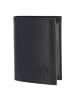 oxmox Leather Geldbörse RFID Schutz Leder 13 cm schwarz-windrose 2.0