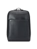 Roncato Alaska Rucksack RFID Schutz Leder 39.5 cm Laptopfach in nero