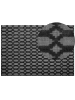 Beliani Kurzflor CIZRE in Grau/Schwarz - (W) 160 x (H) 1 x (L) 230 cm