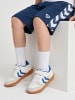 Hummel Klettverschluss Sneaker Handball Perfekt Kinder in WHITE/TRUE BLUE