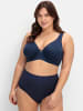 sheego Bügel-BH in marine+weiß