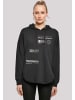 F4NT4STIC Oversized Hoodie Brave Heart OVERSIZE HOODIE in schwarz