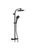 Franz Joseph Schütte MADURA FRESH Überkopfbrause-Set, Schwarz matt