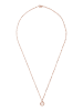 Gemshine Halskette mit Anhänger Engel - Schutzengel in rose gold coloured