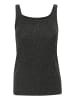 Kaffe Jerseytop KAcecilia Slim fit in Silver Glitter Knit
