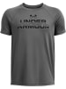 Under Armour Sportshirt "Ua Tech Split Wordmark Ss" in Grau