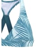 LASCANA ACTIVE Triangel-Bikini-Top in petrol bedruckt