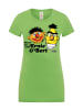 Logoshirt T-Shirt Sesamstraße – Ernie & Bert in grün