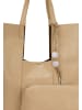 usha WHITE LABEL Women 2-In-1 Tote Bag Set in Khaki