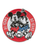 Disney Mickey Mouse & Minnie 90 JahreApplikation Bügelbild inRot