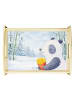 Mr. & Mrs. Panda Kaffeetablett Panda Winter Pommes Design ohne S... in Weiß