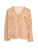 Albee Women Strickjacke in Orange Mehrfarbig
