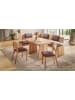 58 aufm Kessel ECKBANKGRUPPE Modern Dani 2 für 7 Personen Massivholz Wildeiche/Braun