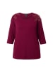 Ulla Popken Longsleeve in dunkel kirschrot