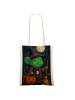 Mr. & Mrs. Panda Tote Bag Maus Hexe Design ohne Spruch in Weiß