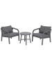 MCW Aluminium Lounge-Set P82, Hellgrau