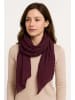 collezione alessandro Italienischer Schal " Unitoo " in bordeaux