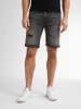 Petrol Industries Boyd Ripped Denim Shorts Flamingstone in Schwarz