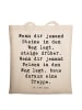 Mr. & Mrs. Panda Shopping Bag Spruch Stolpersteine im Alltag mei... in Creme