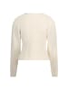 Zero  Pullover mit Perlen in Eggnog