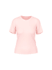 MARC CAIN Geripptes T-Shirt in Rot