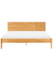Beliani Doppelbett FLAVIGNAC in Braun - (W) 188 x (H) 90 x (L) 211 cm