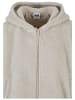 Urban Classics Urban Classics Damen Ladies Oversized Sherpa Zip Hoody in wetsand