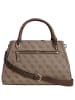 Guess Noelle II - Henkeltasche 31.5 cm (dark taupe logo) in latte logo/brown
