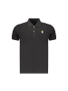 Marina Militare  Schwarz Baumwolle Herren Polo