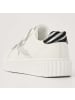 British Knights Sneaker Bliss velcro in weiss/silberfarben/zebra