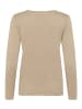SAINT TROPEZ Strickpullover MilaSZ Gerade Passform in Plaza Taupe Melange