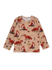 Walkiddy 2er Set Langarmshirt Red Foxes in beige