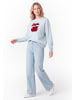 myMo Women Sweatshirt in Light Blue