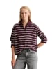 Marc O'Polo DENIM Langarm-Poloshirt relaxed in Dark Red