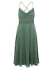 Vera Mont Cocktailkleid mit Wasserfallausschnitt in Light Aventurine