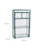 relaxdays Balkongewächshaus in Grün/ Transparent - (B)46 x (H)80 x (T)24 cm