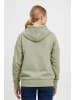 Oxmo Kapuzensweatjacke OXUlla 21800021-ME Kapuzensweatjacke mit Kordelzug in Grün