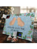 Mr. & Mrs. Panda Tee Adventskalender Capybara Liebe mit Spruch in Eisblau