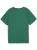 Puma T-Shirt "Y CROSS THE LINE TEE 3.0" in Grün