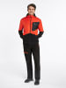 Ziener Softshell-Tourenhose NARAK in black.new red