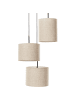 Beliani Pendelleuchten PARGUAZA in Beige - (W) 42 x (H) 125 x (L) 42 cm
